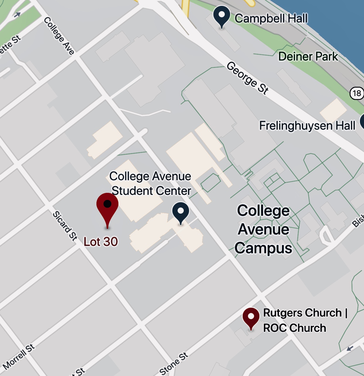 Rutgers Church Map